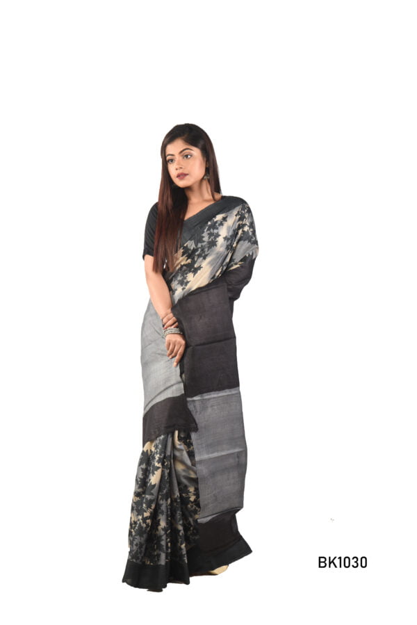 Gachi Tussar Printed Saree - Image 2